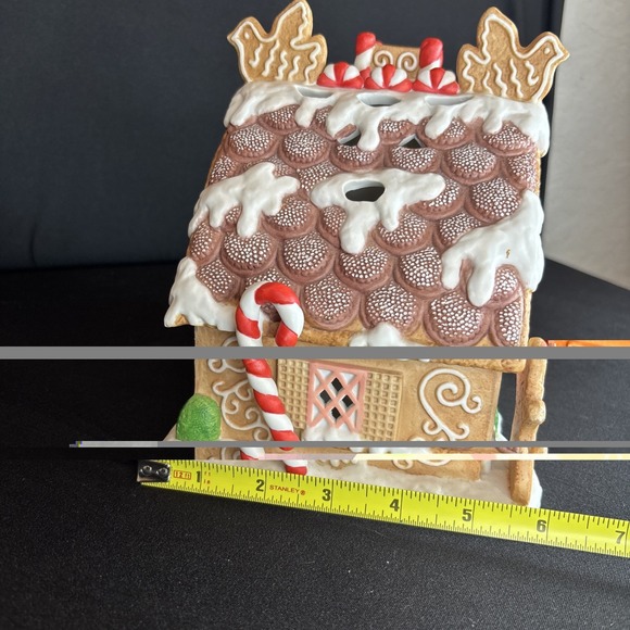 Partylite Gingerbread Christmas House Tealight Candle Holder P7304 - Picture 6 of 7